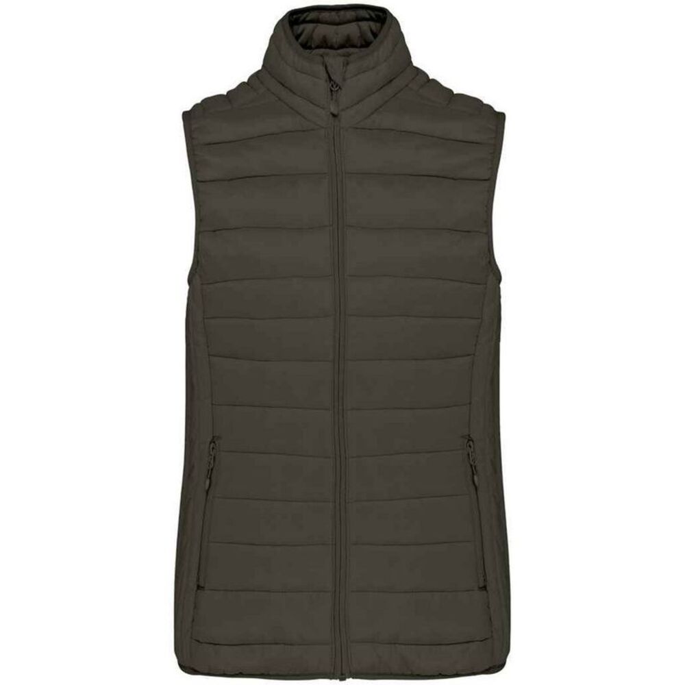 Kariban Womens/Ladies Lightweight Down Bodywarmer / Dark Khaki